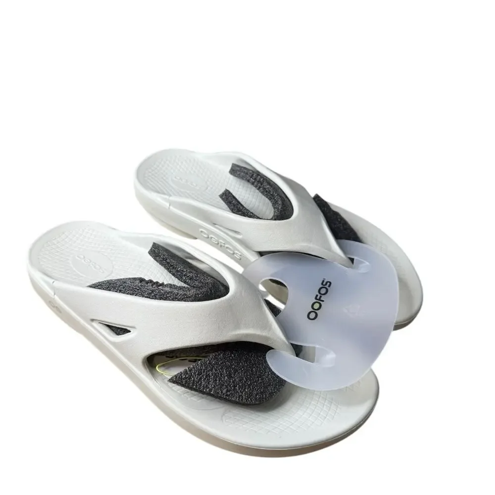 OOFOS OOriginal recovery less stress support comfort Cosmic Gray Sandal Men’s 14